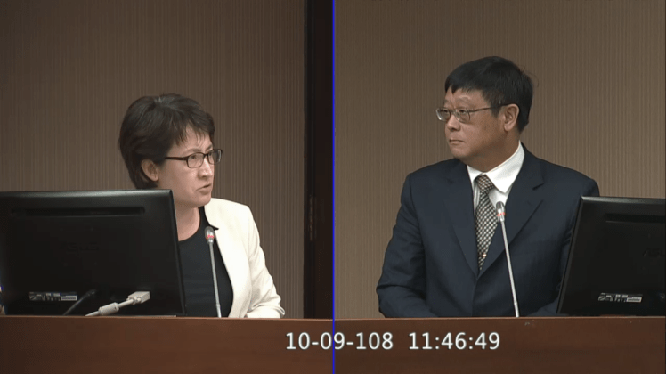 20191009蕭美琴質詢環保署長張子敬